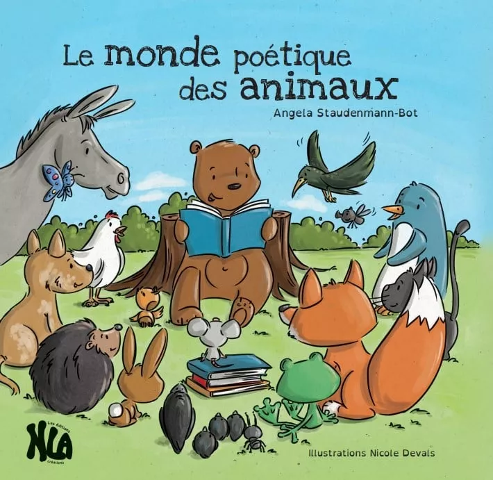 Couverture du livre Le monde poétique des animaux - Recueil de poèmes