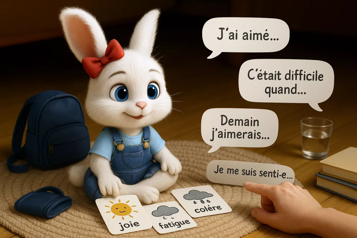 Illustration de l’article Retour d’école d’automne : 3 rituels lecture & émotions qui changent vraiment les fins de journée (4–8 ans)