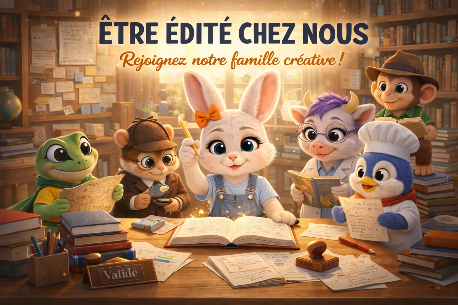Illustration de l’article Être édité chez nous - Rejoignez notre famille créative !