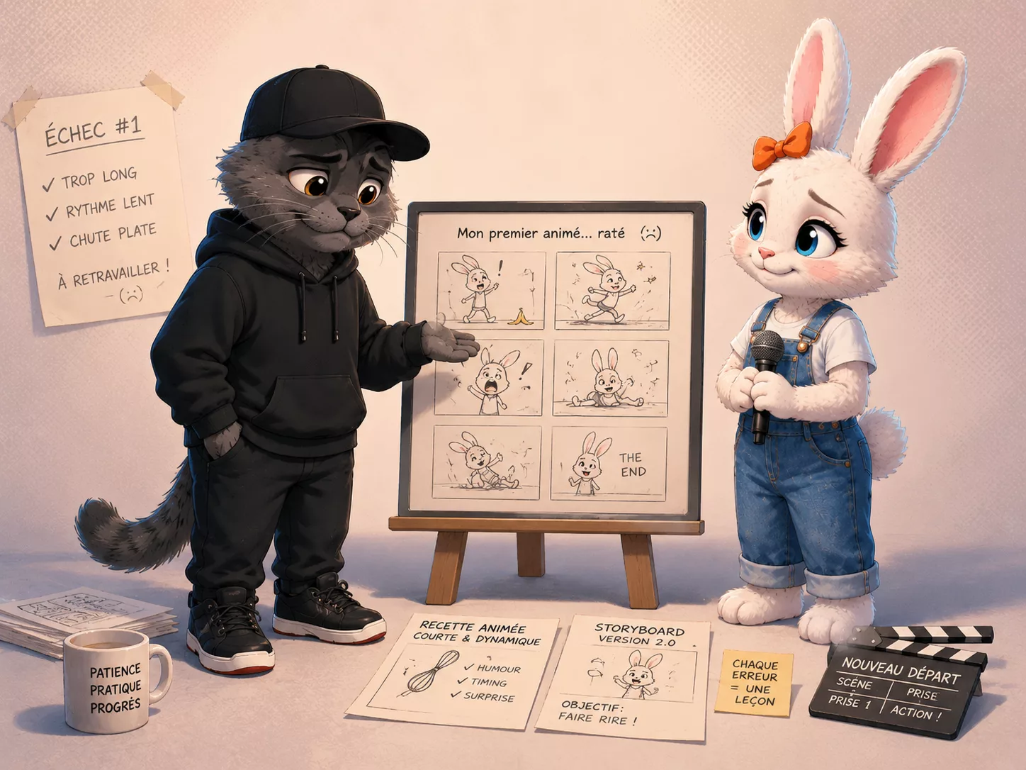 Tamatik transforme l’échec de sa première animation en apprentissage