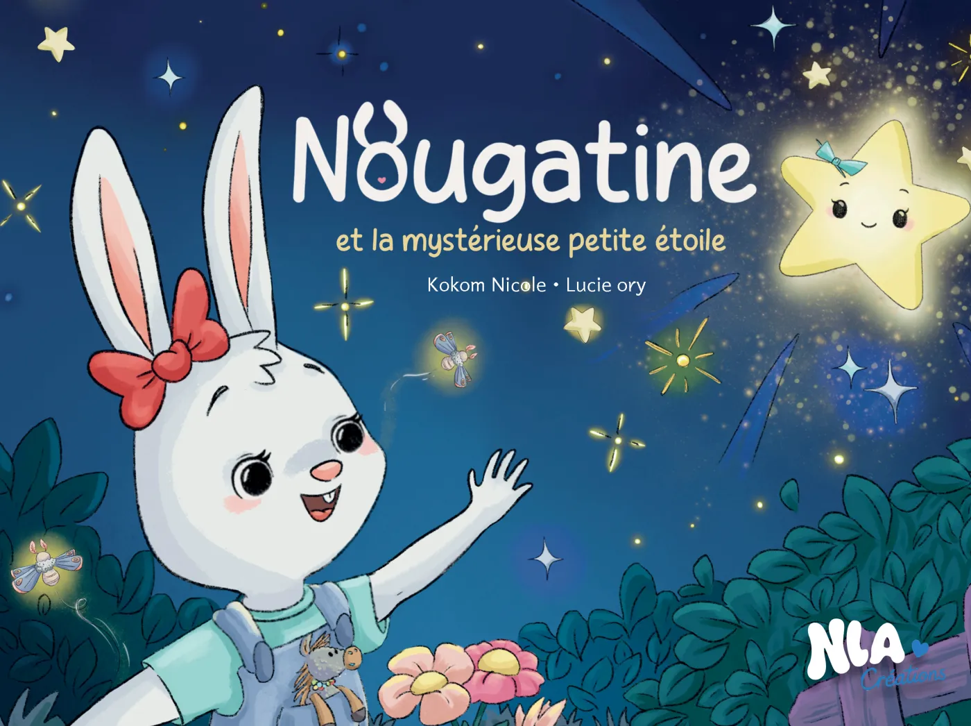 Couverture de « Nougatine et la mystérieuse petite étoile », de Kokom Nicole, illustré par Lucie Ory